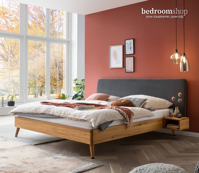 Massief houten bed Liverpool