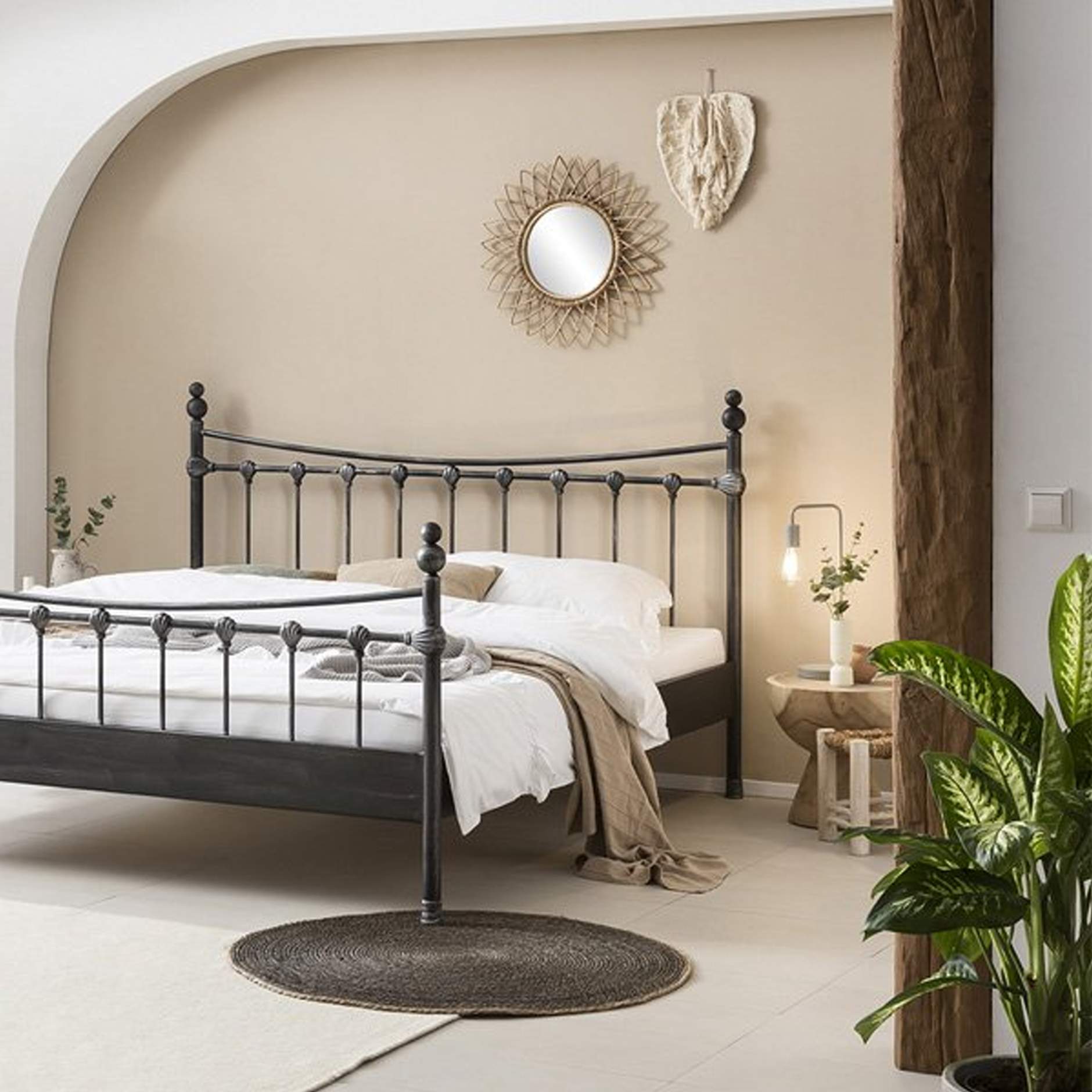 Bedframe met matras