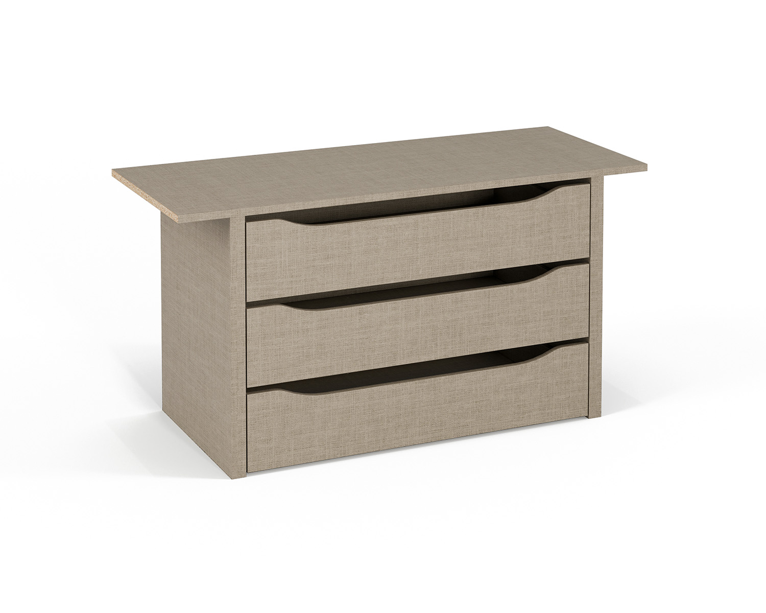 Ladeblok (3 lades) - 112,5 cm vak
