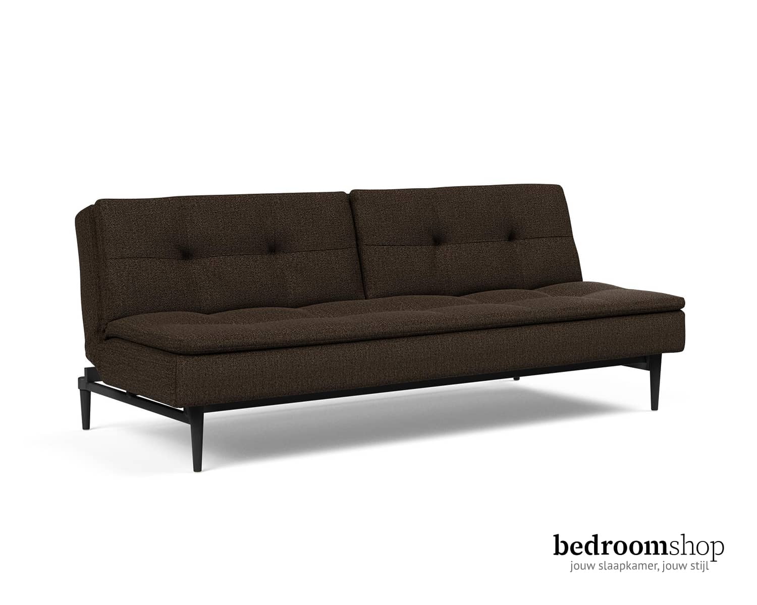 Bruine slaapbank 200 cm