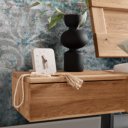 Zwevend nachtkastje Brixton eiken hout
