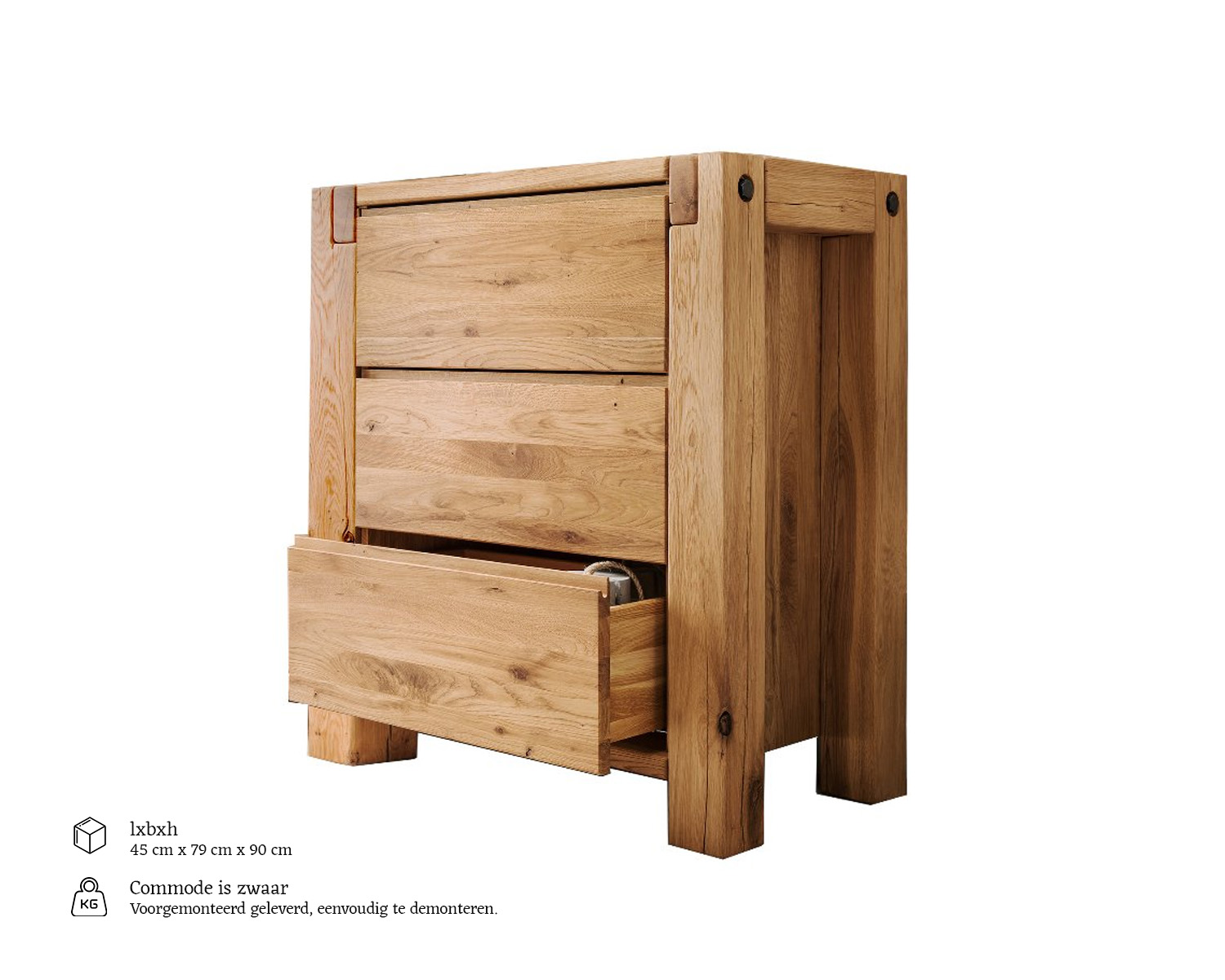 Ladecommode eiken Ladecommode eiken