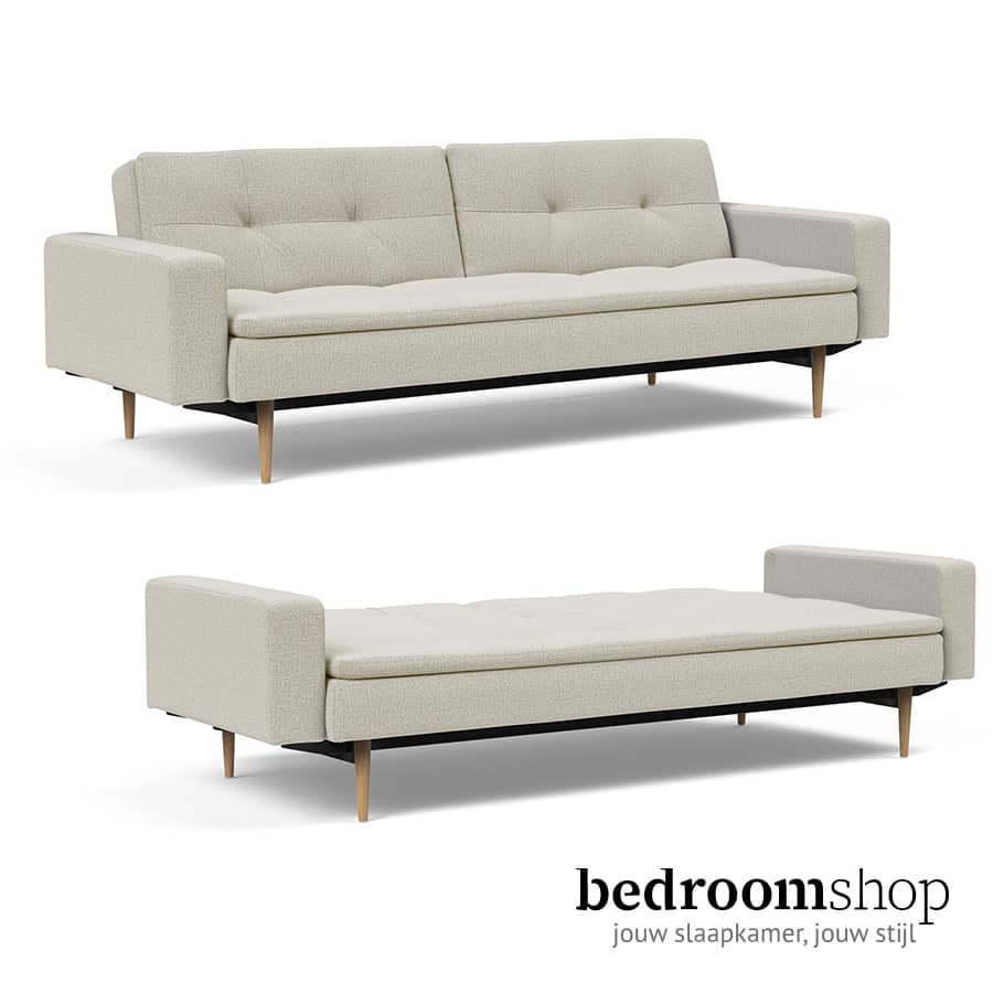 Slaapbank met armleuningen