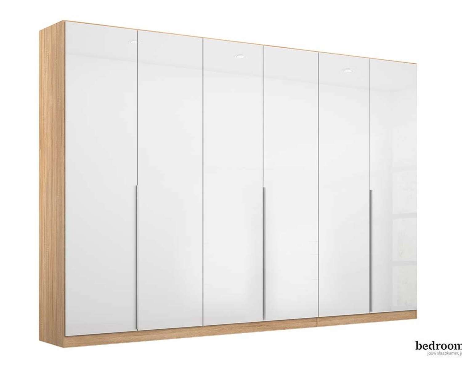 Hoogglans houten kledingkast Hoogglans houten kledingkast