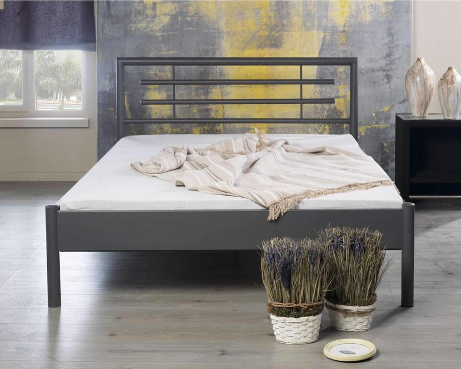Metalen tweepersoons bed Trente