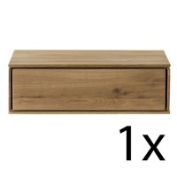 1 zwevend nachtkastje