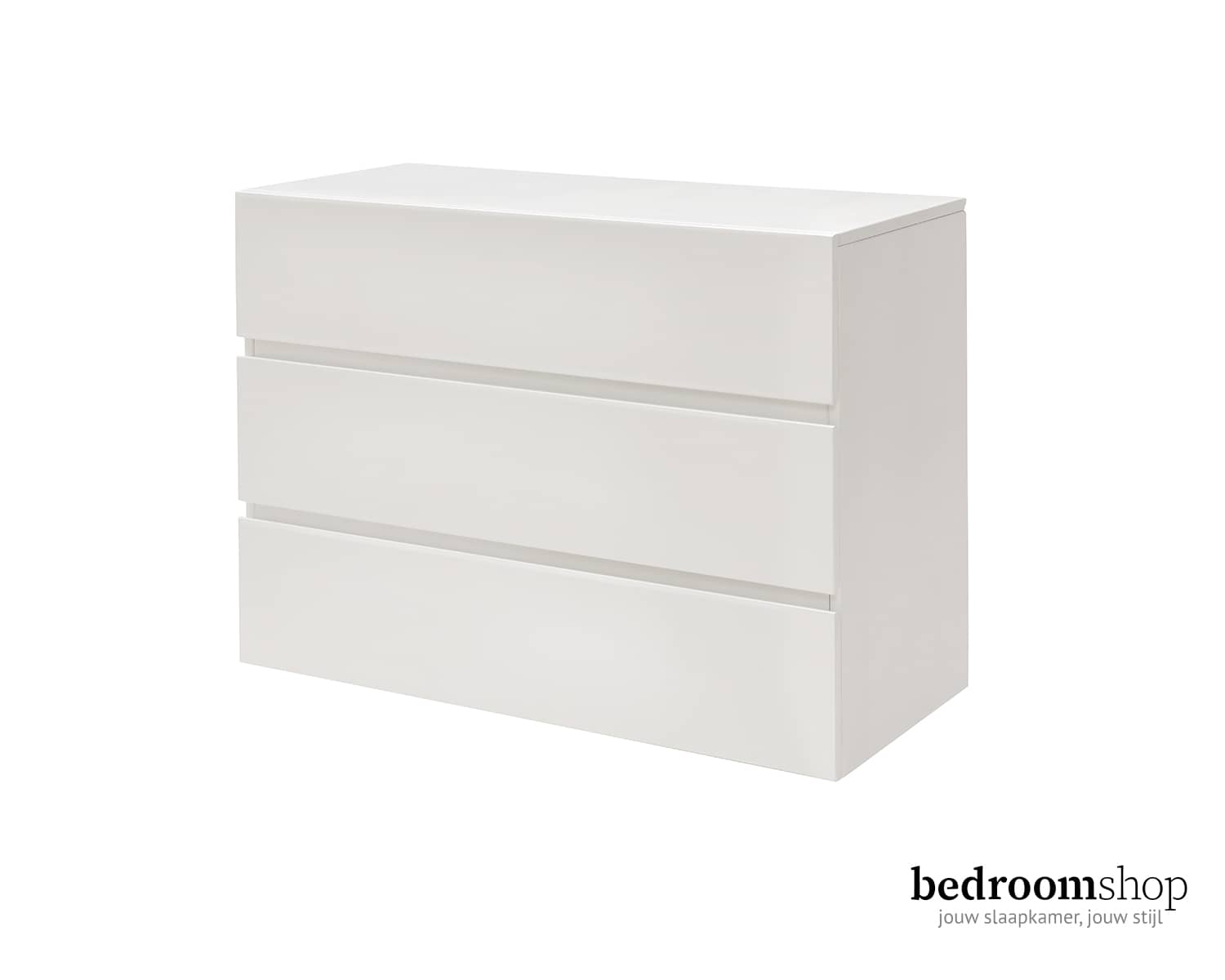 Commode massief hout wit Commode massief hout wit