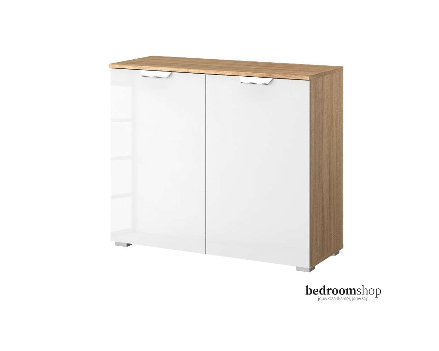 Zand eiken hoogglans met twee deuren Zand eiken hoogglans met twee deuren