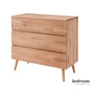 Beuken commode 3 laden