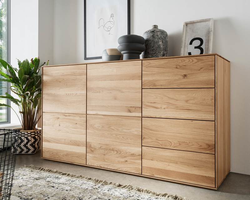 Grote commode massief eiken