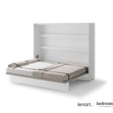 Wit horizontaal opklapbed 160x200