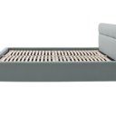 Stoffen bed blauw 180x200