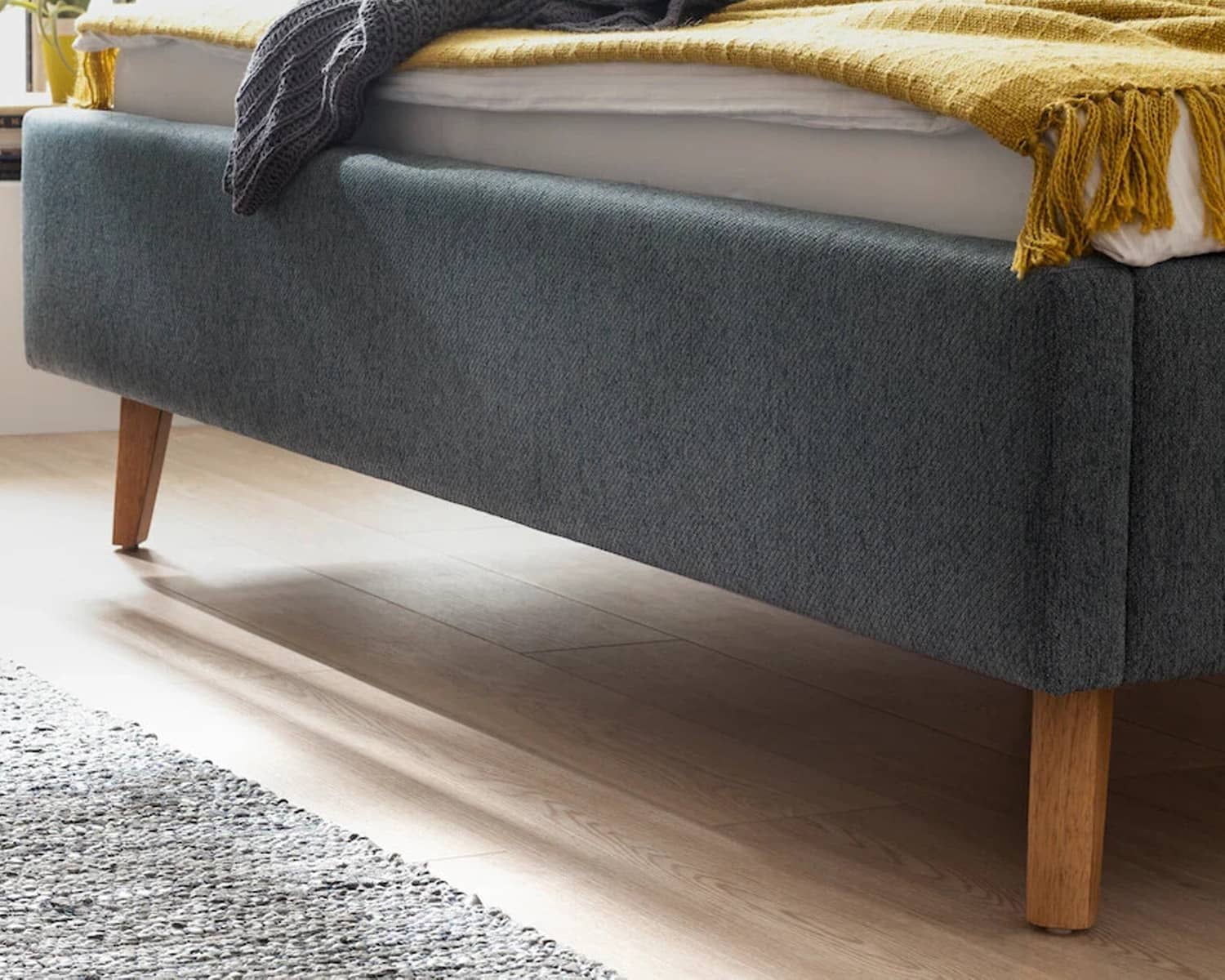 Ocean blauw tweepersoonsbed Ocean blauw tweepersoonsbed