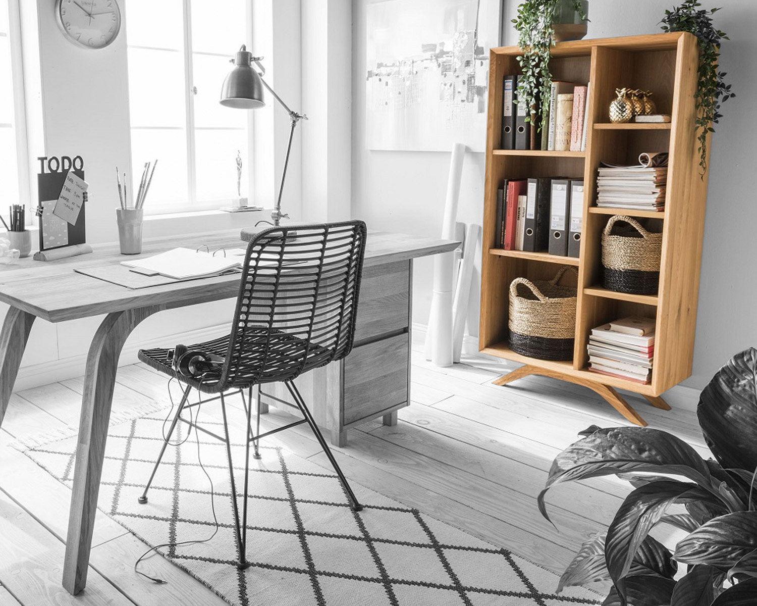 Massief houten kast Lugano