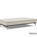 Slaapbank plat licht hout