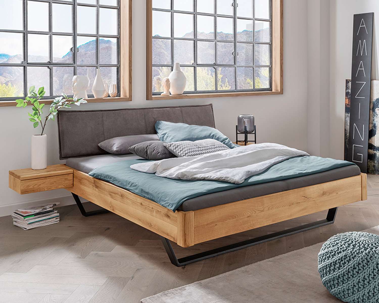 Massief houten bed Piketon Massief houten bed Piketon