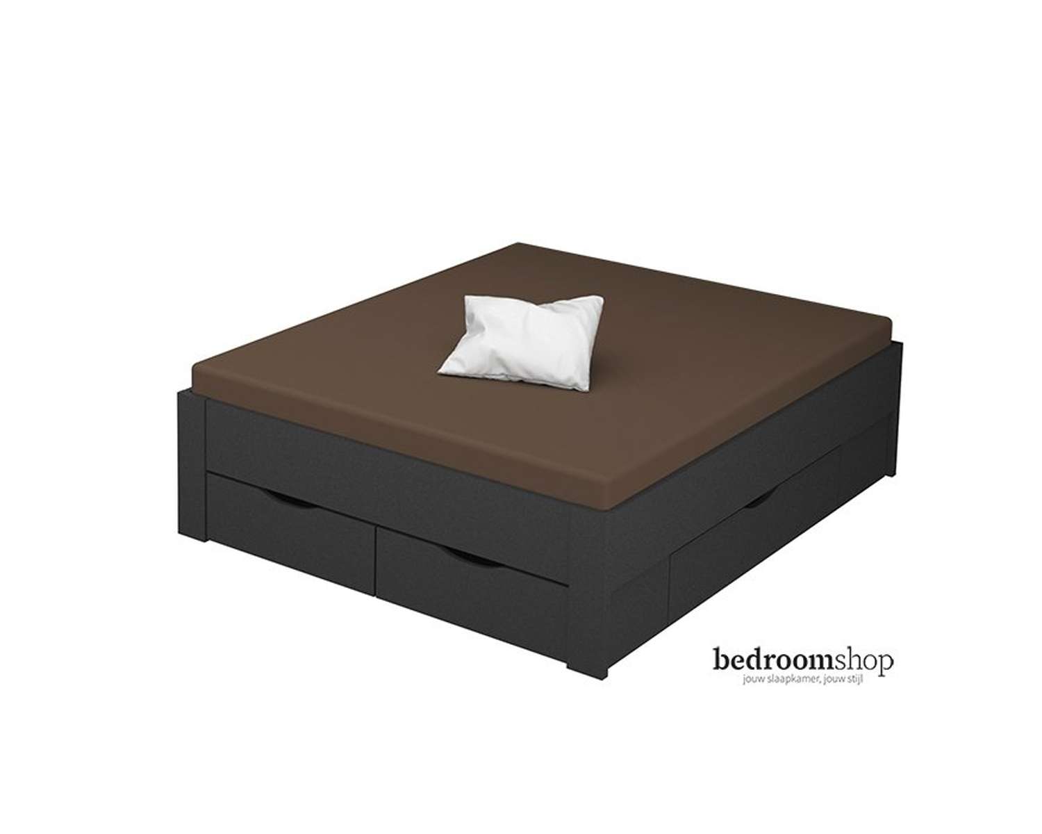 grijs bed 160x200 met lades grijs bed 160x200 met lades