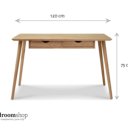 Klein houten bureau afmetingen