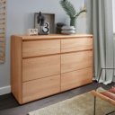 beuken kast met lades