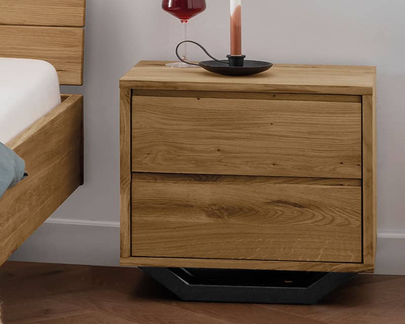 Massief houten nachtkastje Benton