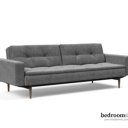 Slaapbank grijs luxe