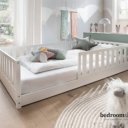 Wit vloerbed - laag kinderbed