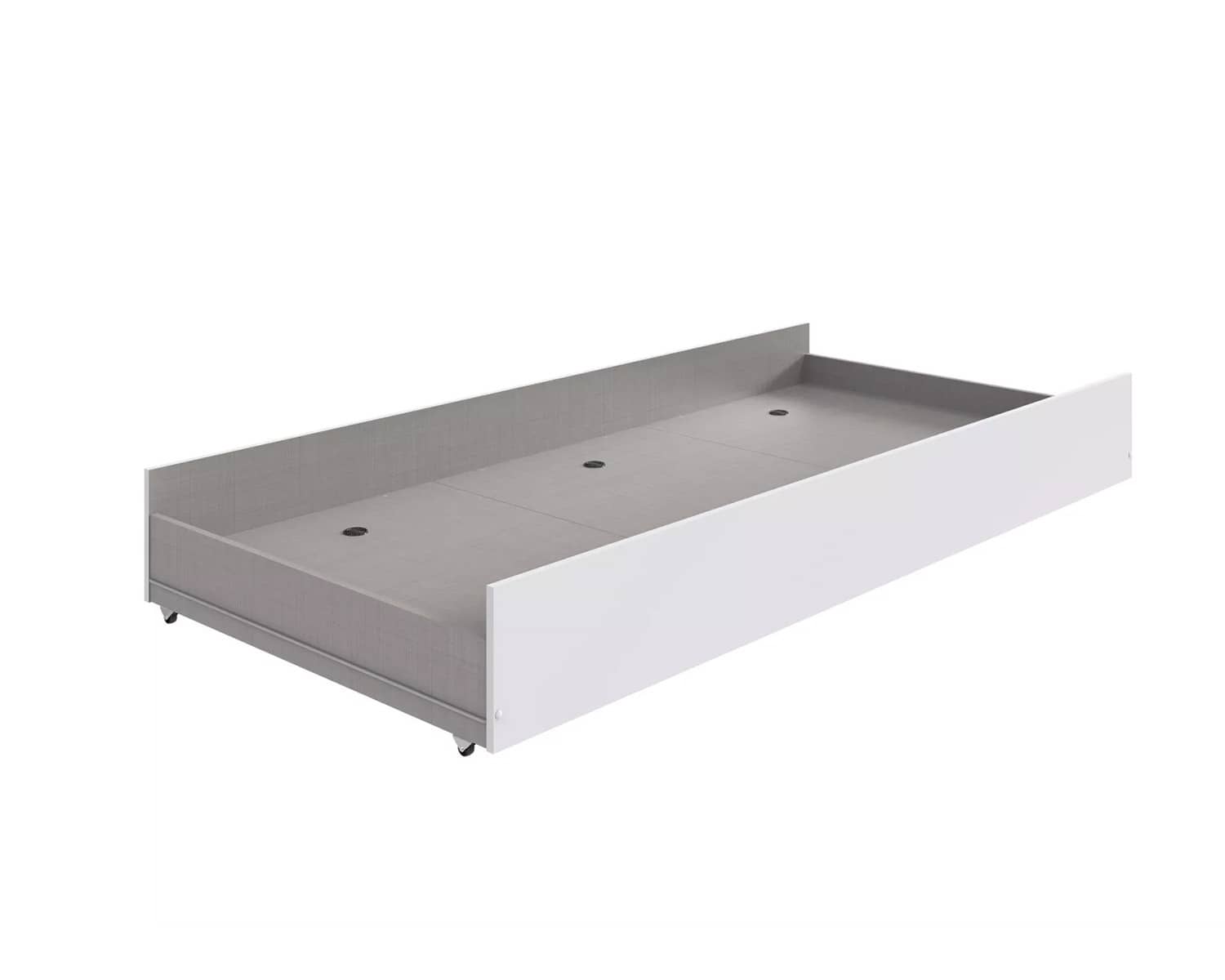 Witte lade onderschuifbed tienerkamer Witte lade onderschuifbed tienerkamer