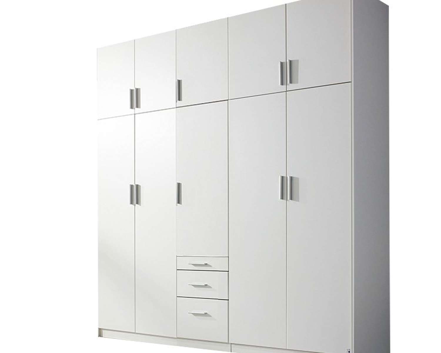 Witte draaideurkast 226cm breed Witte draaideurkast 226cm breed
