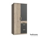 Draaideurkast babykamer 91 cm
