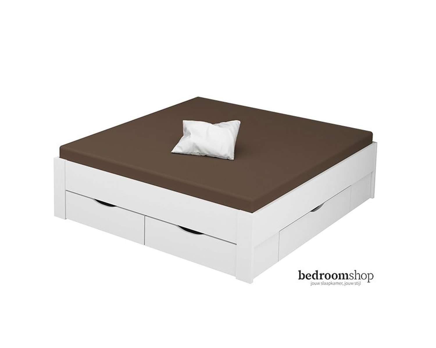 wit bed 180x200 met lades wit bed 180x200 met lades