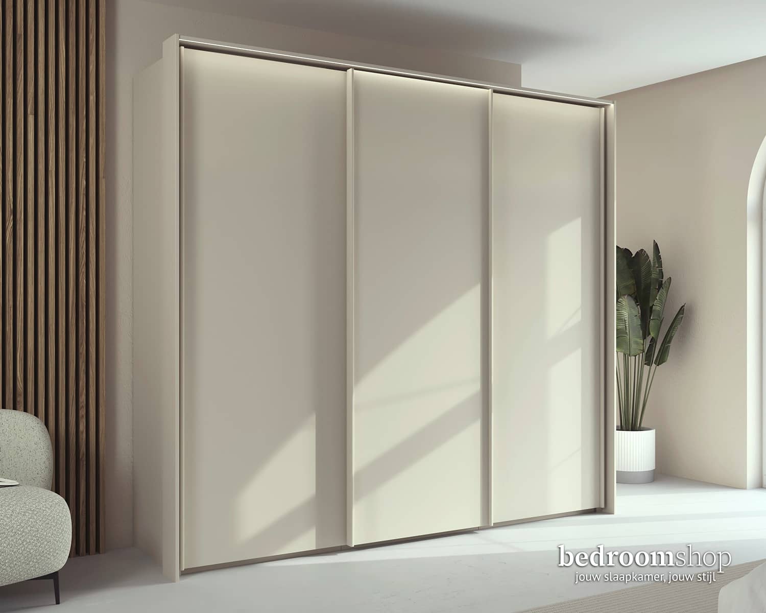 Kledingkast beige zand Kledingkast beige zand