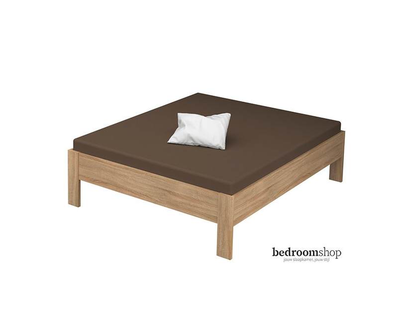 eiken houten bed 160x200