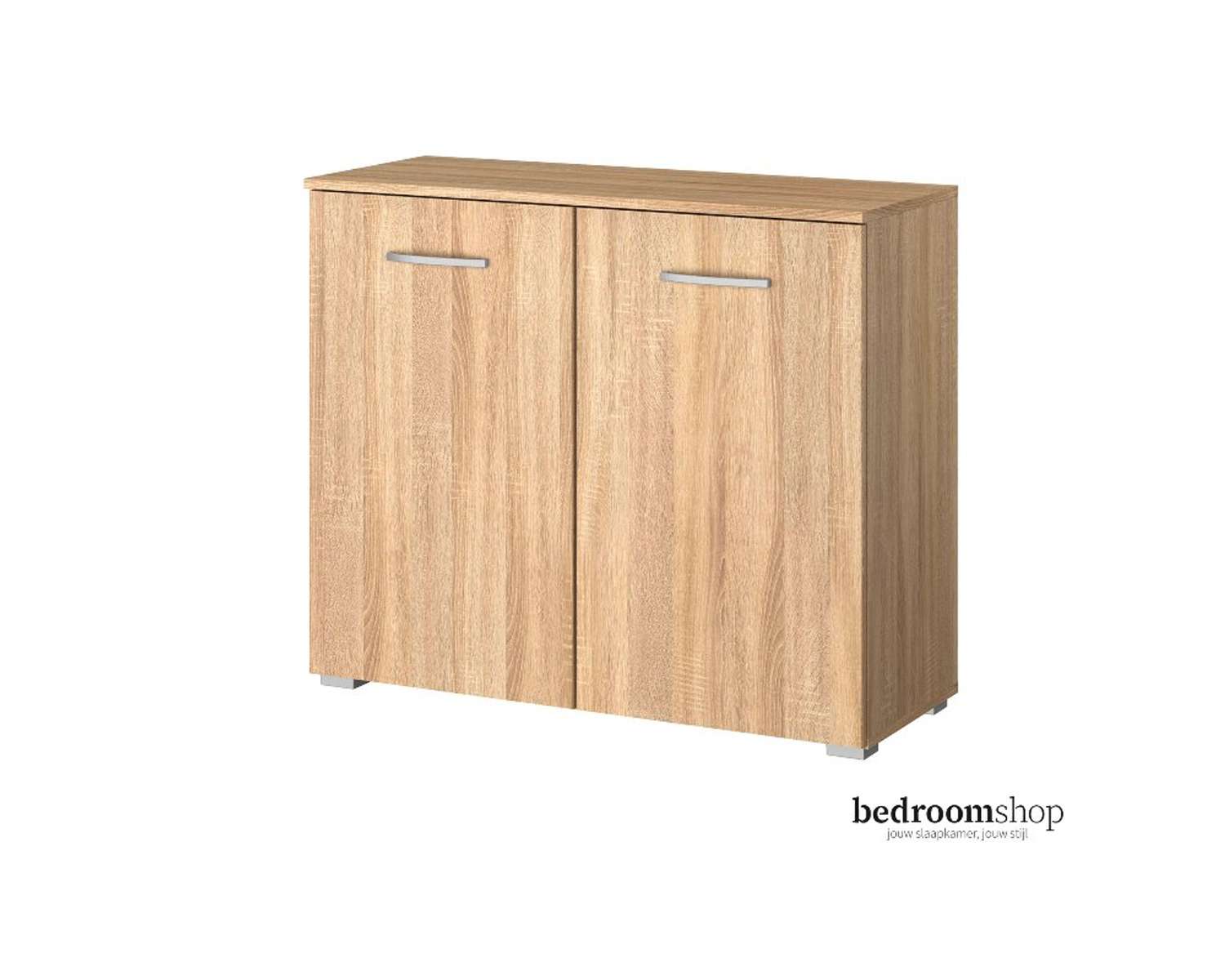 Zand eiken commode met twee deuren Zand eiken commode met twee deuren