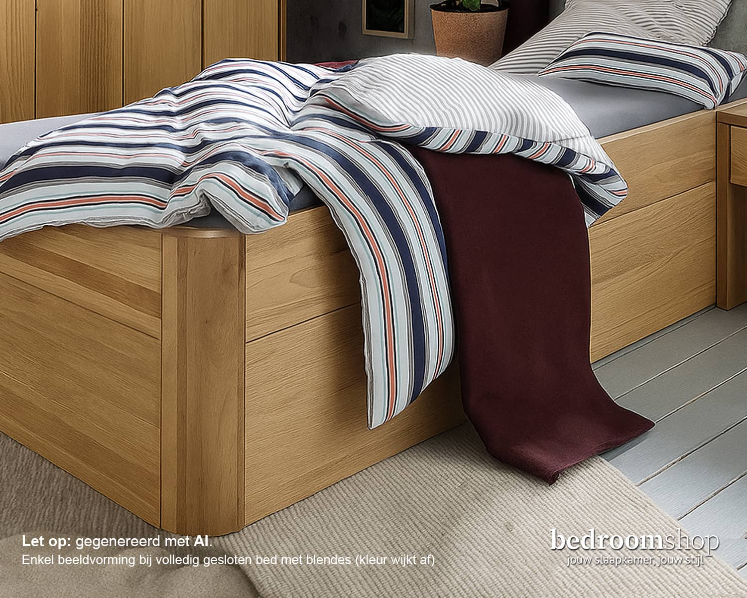 Eenpersoonsbed blendes voorbeeld