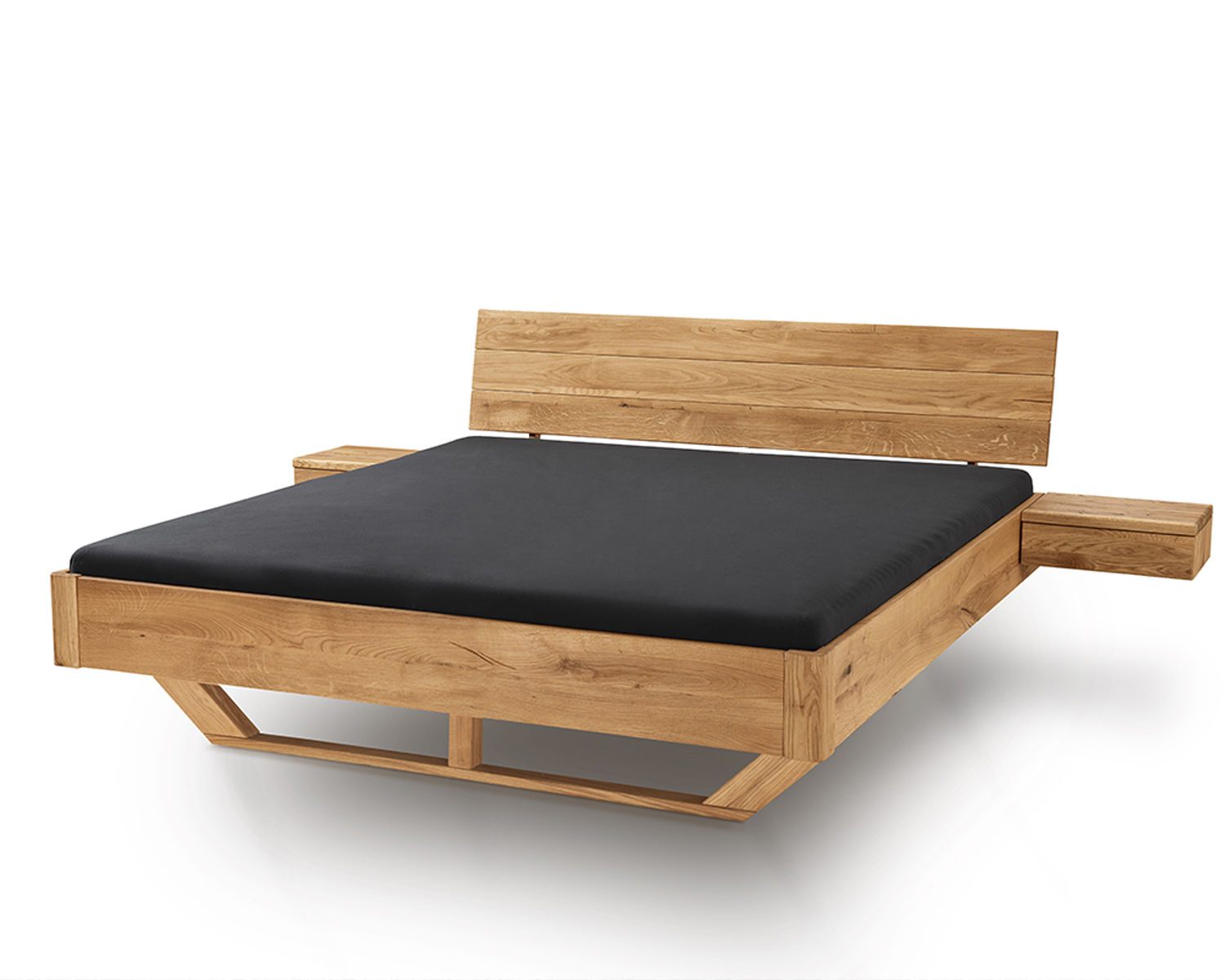 Massief houten bed Wellston vrijstaand Massief houten bed Wellston vrijstaand