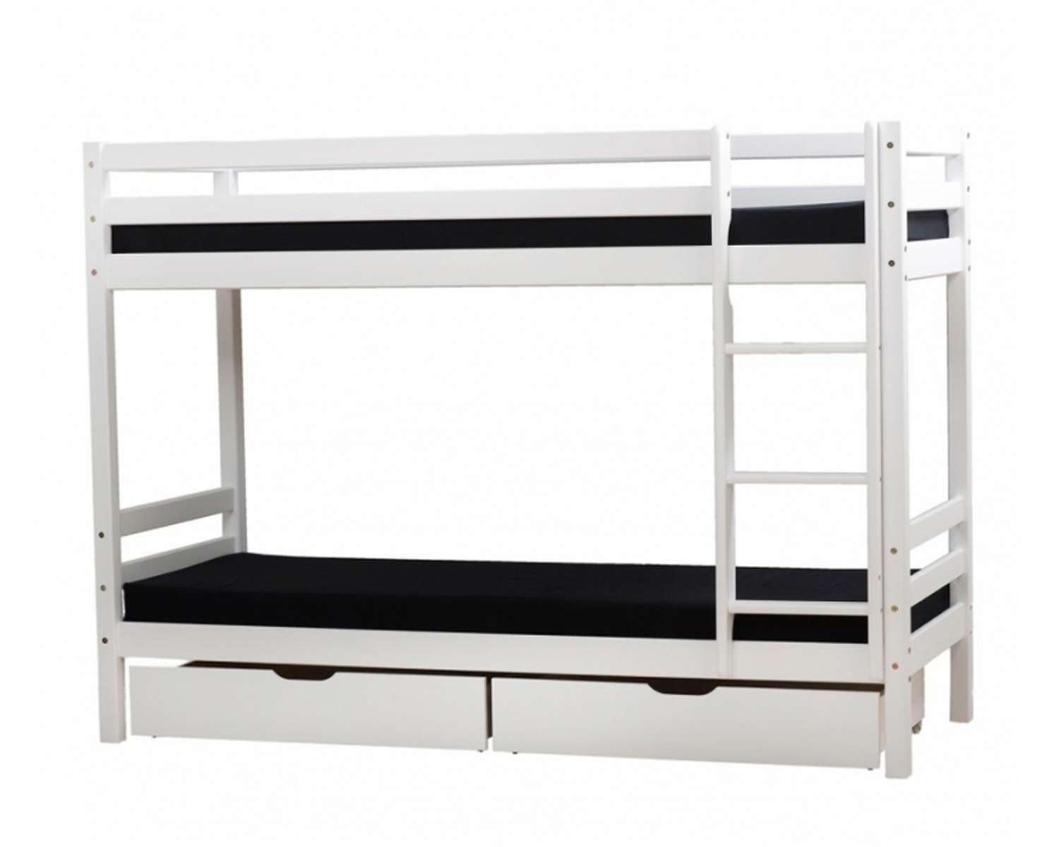 Stapelbed met opbergladen