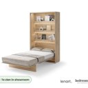 Opklapbed Elevation imitatie eiken twijfelaar