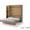 Studio opklapbed met boekenkast 180x200