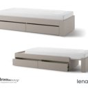 Bed met uitschuiffunctie
