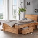 120x200 houten bed