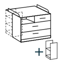 75 cm x 90 cm x 93 cm