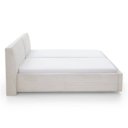 Tweepersoonsbed stof beige