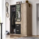 Babykamer kast 3 deurs spiegel