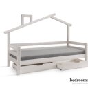 Huisbed kinderen wit met lades