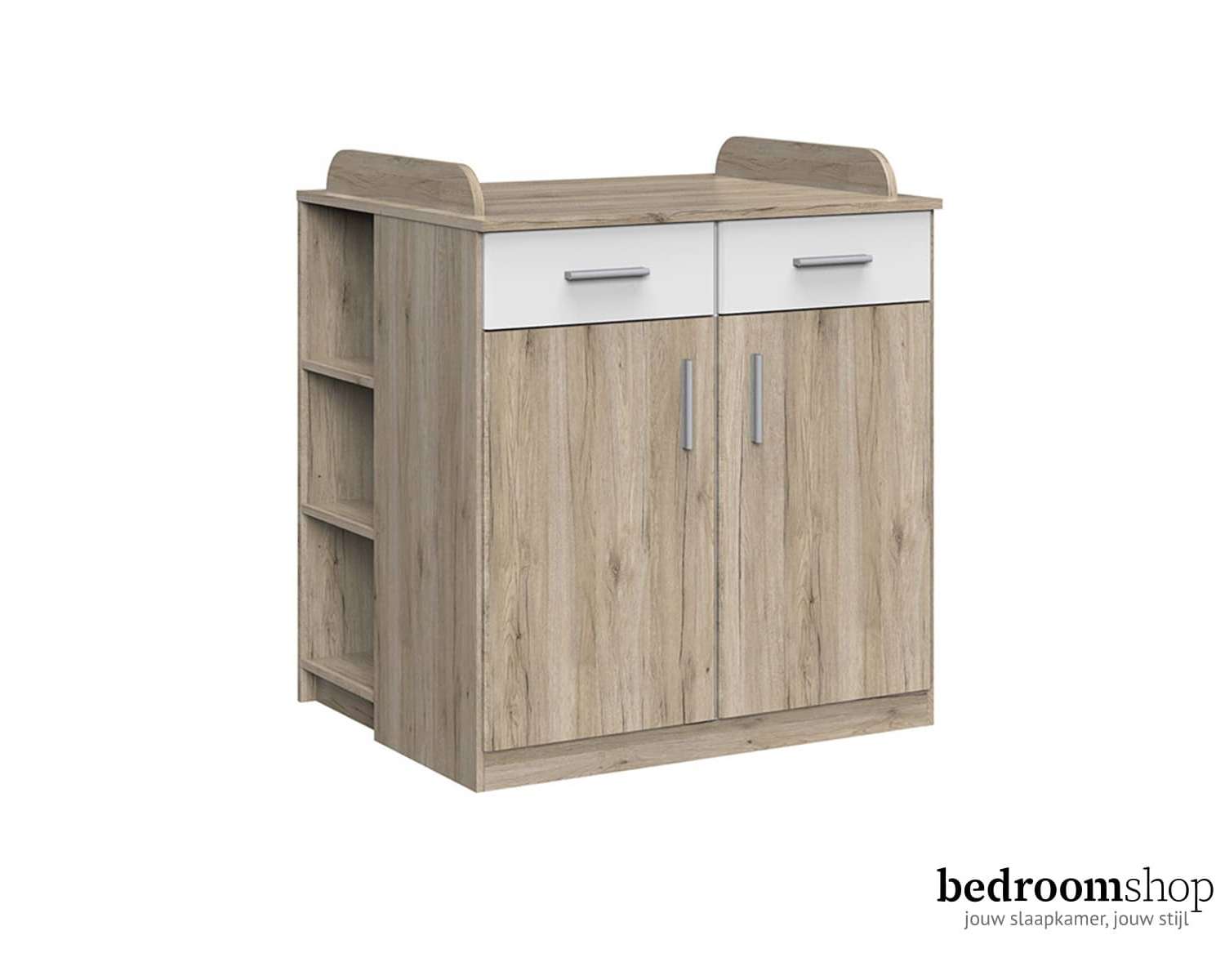 Baby luiercommode houtlook Baby luiercommode houtlook