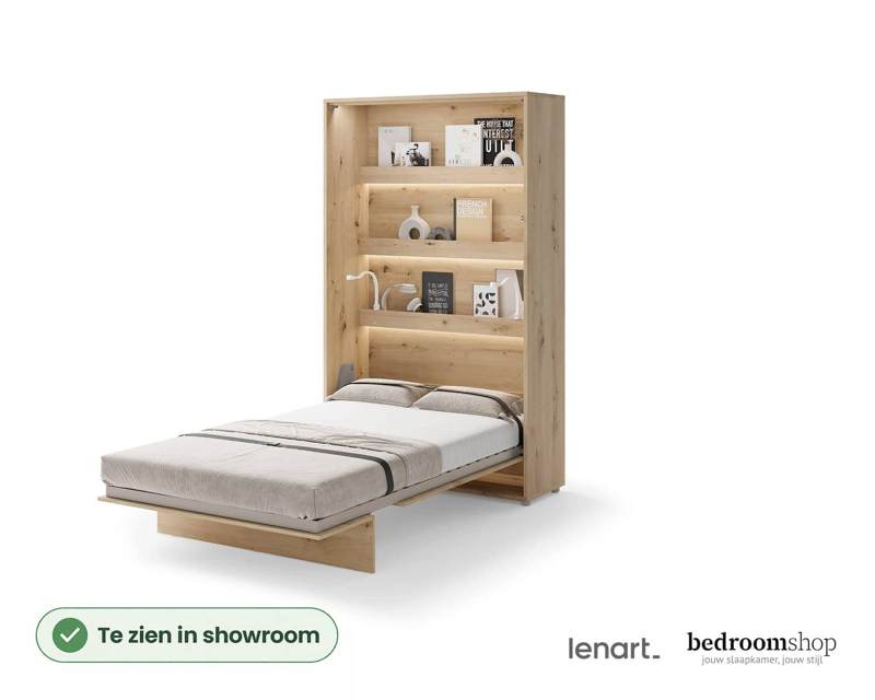 Opklapbed Elevation imitatie eiken twijfelaar