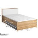 Afmetingen kinderbed Breda 120x200