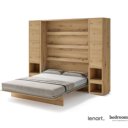 Eiken opklapbed set Elevation 160x200