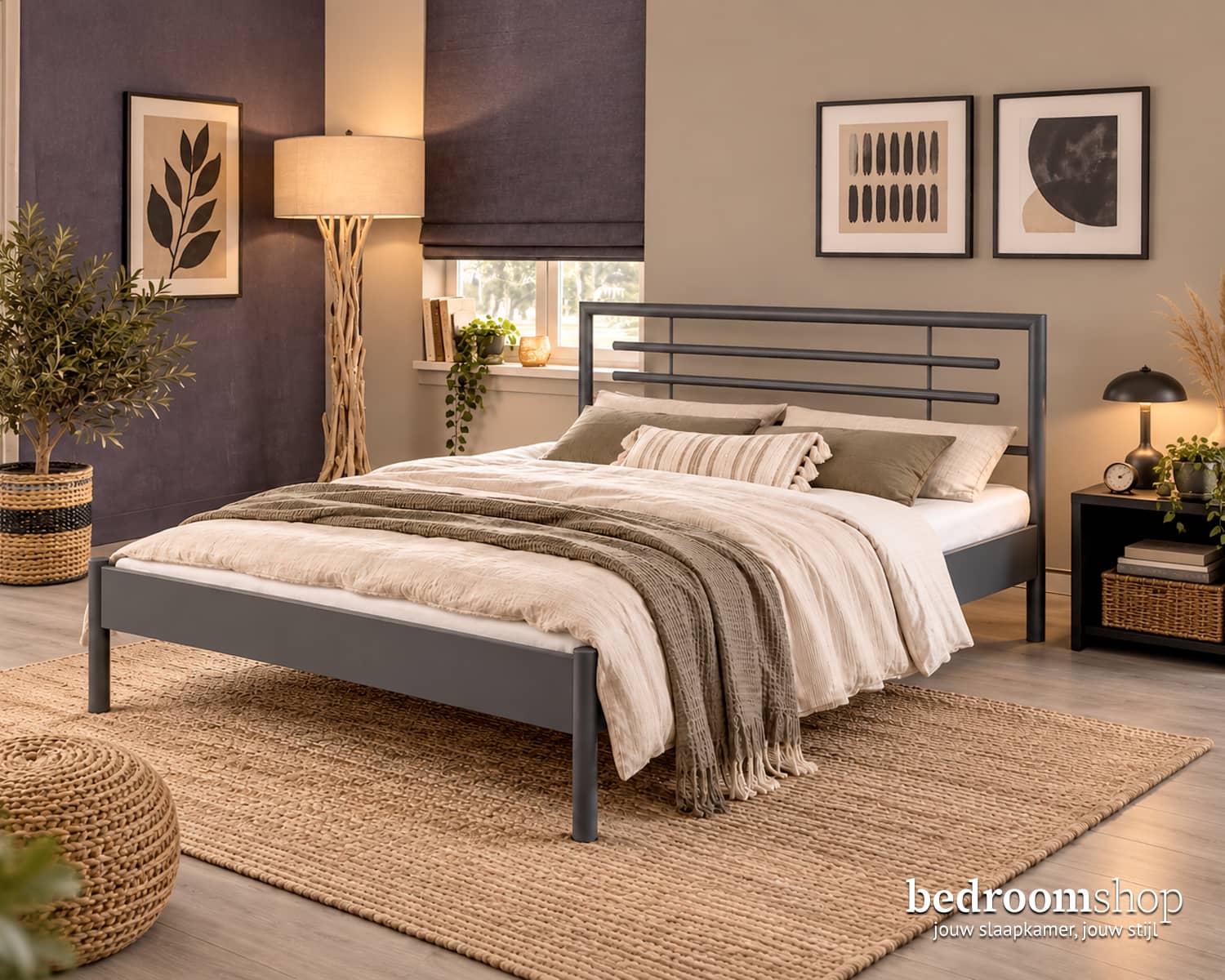 Metalen bed Trente