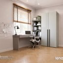 Smal bureau zonder lage kasten
